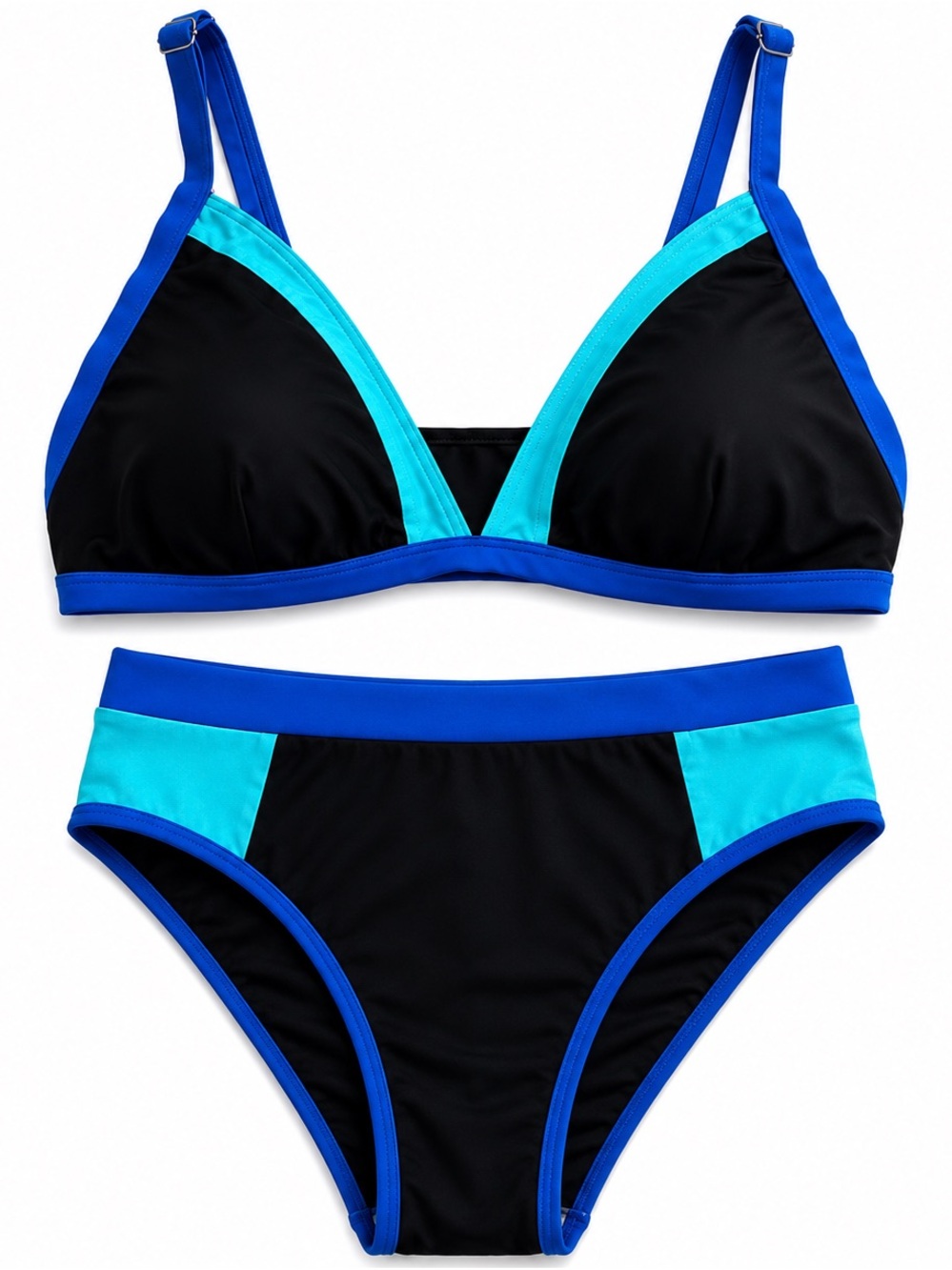 SHEIN Colorblock Bikini Set - Picture 2 of 2